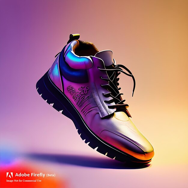 Premium AI Image | Realistic Shoe Texture Design