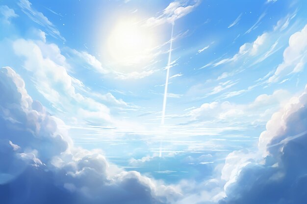 Realistic sky background