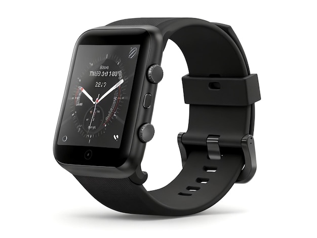 Realistic Smart watch with white background