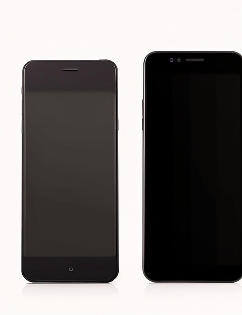 realistic smartphone mockup with front and back generator by AI