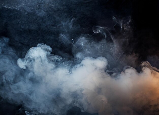 Realistic smoke fog background