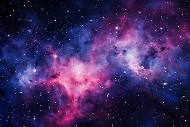 Realistic stars and planets galaxy background