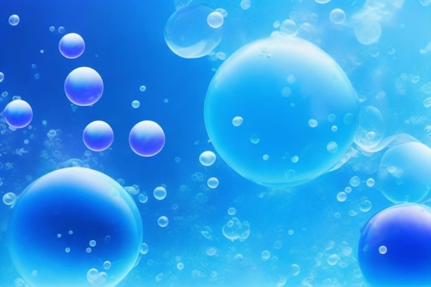 realistic style soap bubbles background