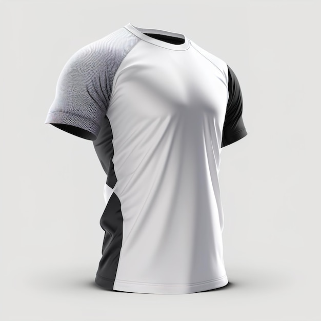 Photo realistic t-shirt mockup.illustration