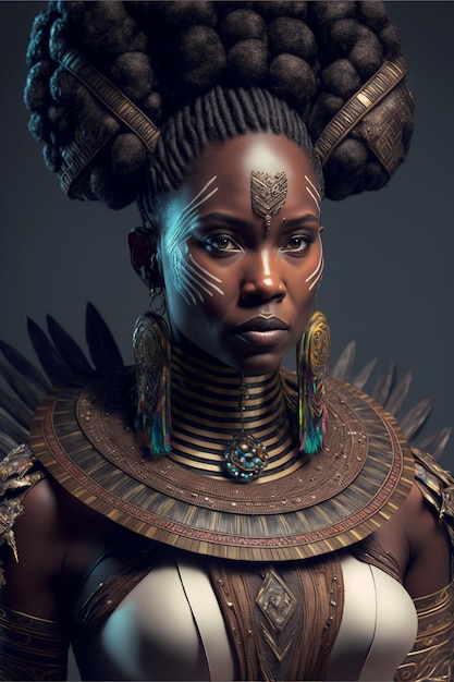 Realistic themed photos of africans persons, fictitious made by AI.