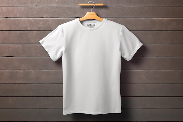 Realistic tshirt mockup for branding and apparel showcase created with generative ai