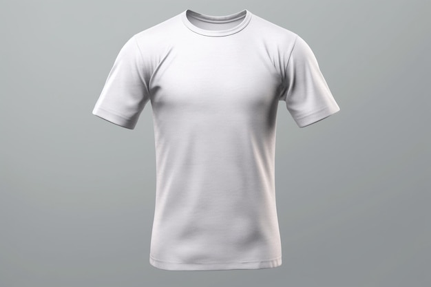 Реалистичный макет футболки для брендинга и демонстрации одежды, созданный с помощью генеративного ИИ
