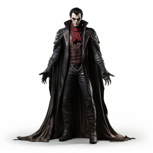 Realistic Vampire Art Figure By Cdn Toys Detailed 3d Rendering