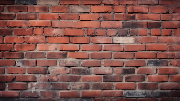 Realistic wall brick texture background