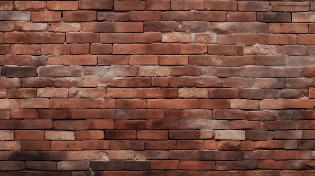 Realistic wall brick texture background