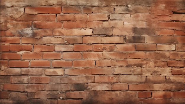 Realistic wall brick texture background
