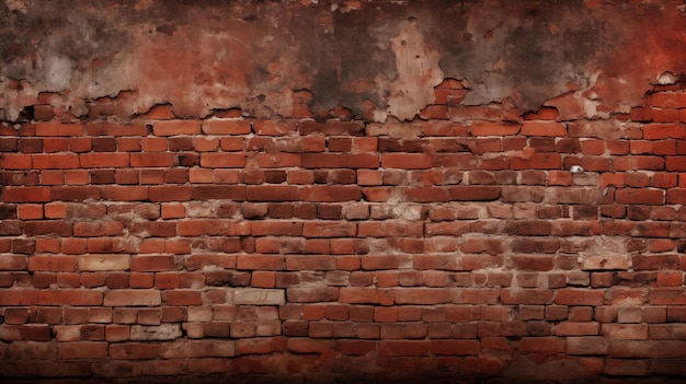 Realistic wall brick texture background