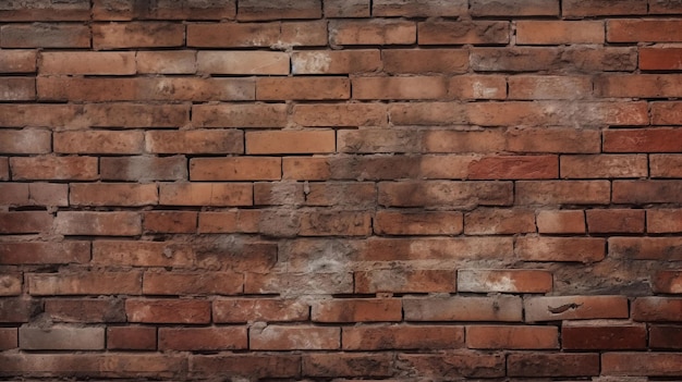 Realistic wall brick texture background