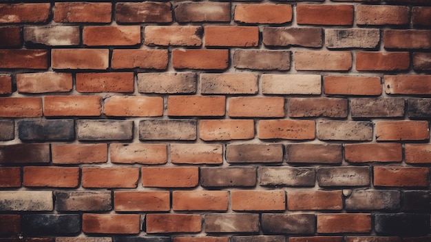 Realistic wall brick texture background