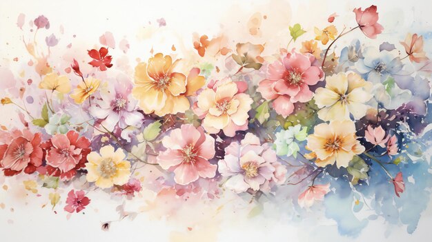 realistic watercolor background