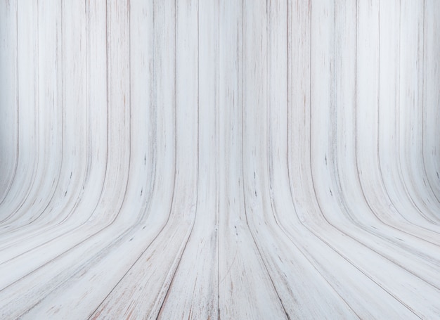 Realistic white wood background