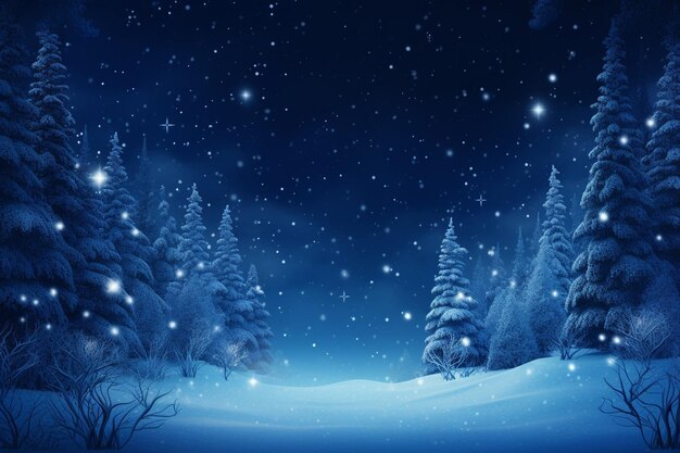 Realistic winter solstice background