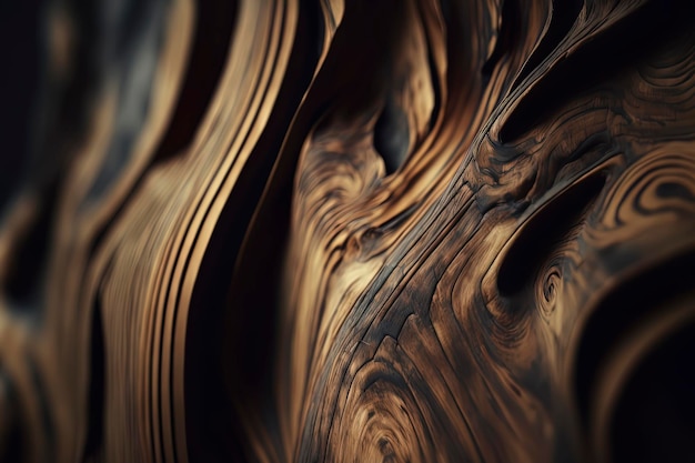 Realistic wood texture background AIGenerated