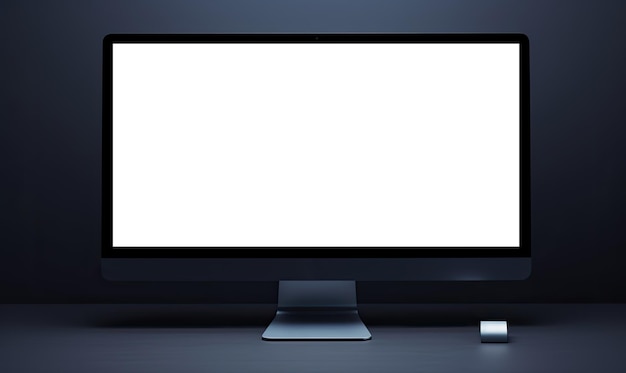 Realistisch model van een computermonitor
