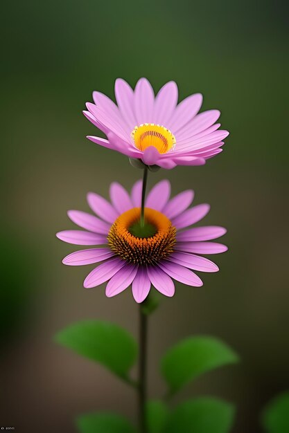 Foto realistisch uitziende bloem