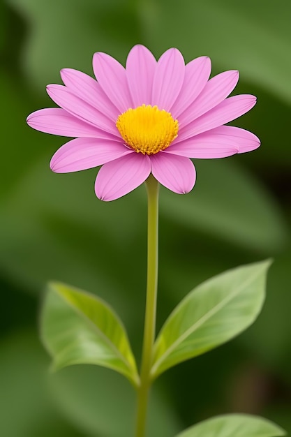 Foto realistisch uitziende bloem