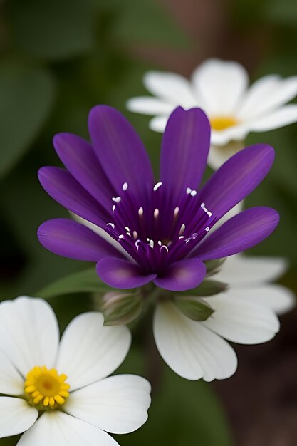 Foto realistisch uitziende bloem