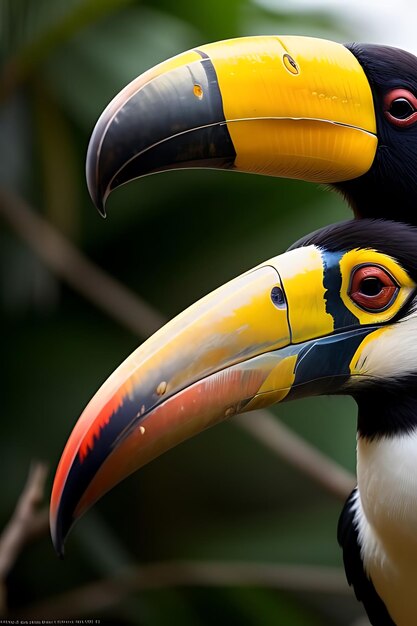 Foto realistisch uitziende vogel