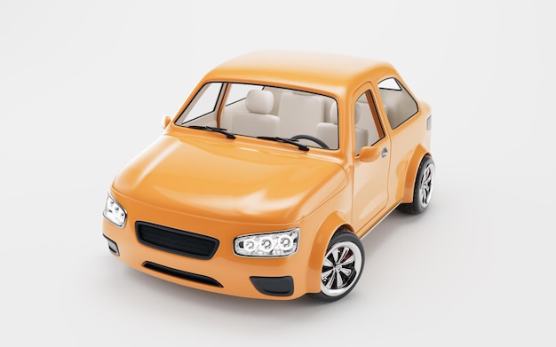 Realistische 3D-stijl auto 3D-rendering