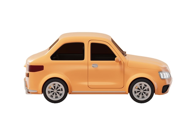 Realistische 3D-stijl auto 3D-rendering