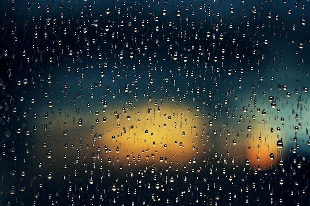 Realistische achtergrond van regendruppels