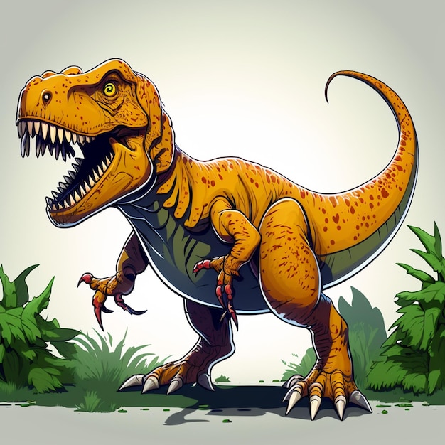 Realistische Dinosaur vector illustratie