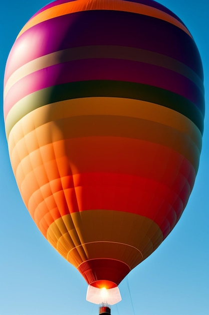 Foto realistische felkleurige ballonnen op de achtergrond