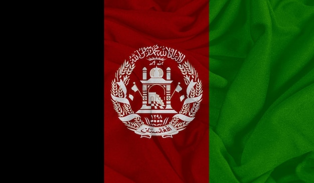 Foto realistische foto van de vlag van afghanistan