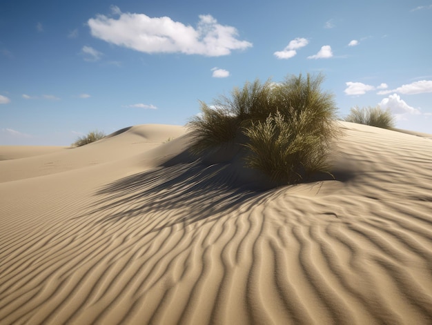 Realistische generatieve ai van zandduinen