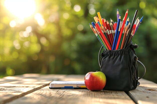 Foto realistische terug naar school verticale verkoop flyer