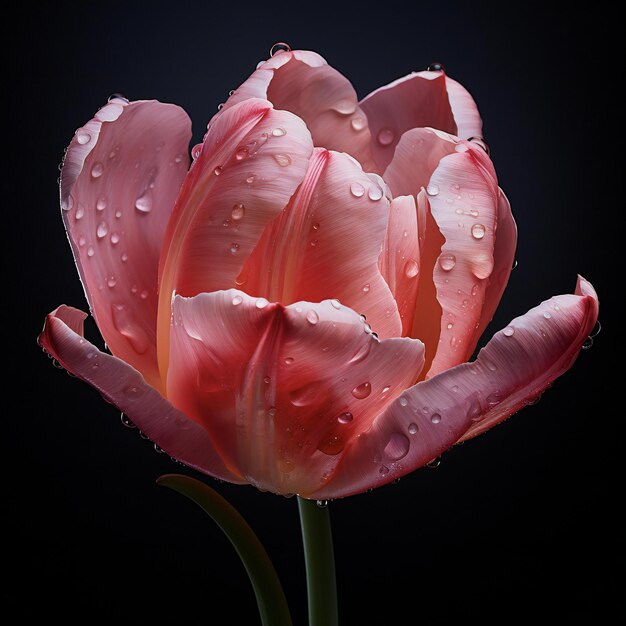 realistische tulpenbloem
