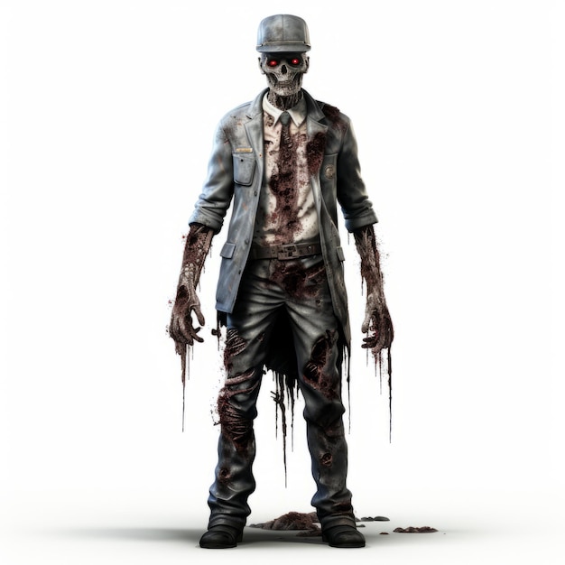 Realistische Zombie Character Art voor 3D Zombie Fanatics