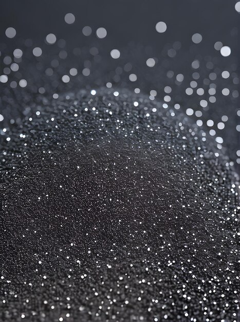 Realistische zoutkorrels op zwarte achtergrond extreme close-up met scherpe focus Generatieve AI Gegenereerd