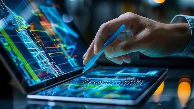 realtime data visualization ultrarealistic interface