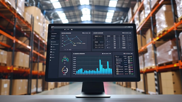 Photo realtime monitoring of package delivery using innovative computer software for warehouse management