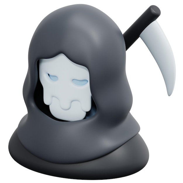 reaper 3d render icon illustration