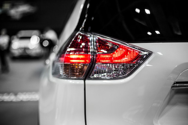 rear stop light of moder crossover car