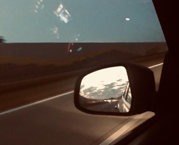 Rear-view car mirror