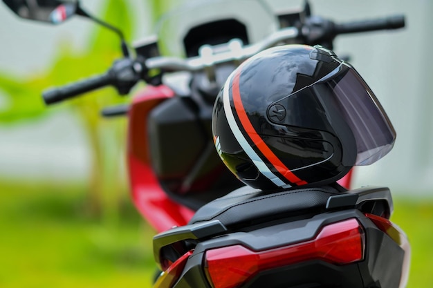 写真 自転車の後ろの景色