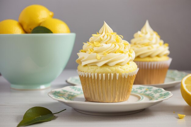 Foto recept voor citroencupcakes