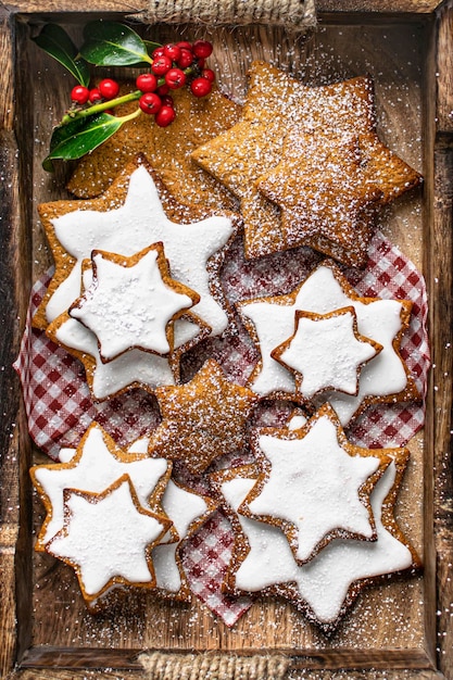 Recept voor peperkoekkoekjes met sterren