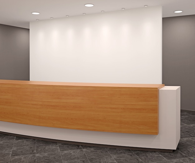 Reception in modern office