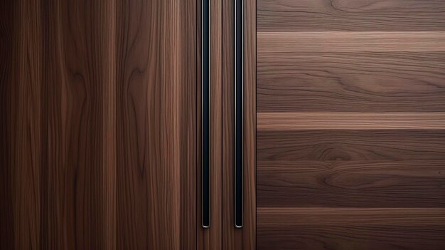 Recessed Handle Door