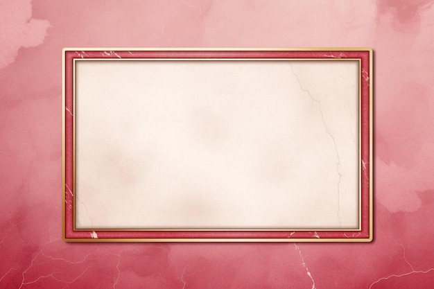 Rechthoekig frame op twee tonen marmeren achtergrond