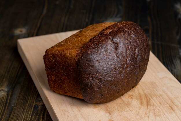 Rechthoekig roggebrood Meelbrood